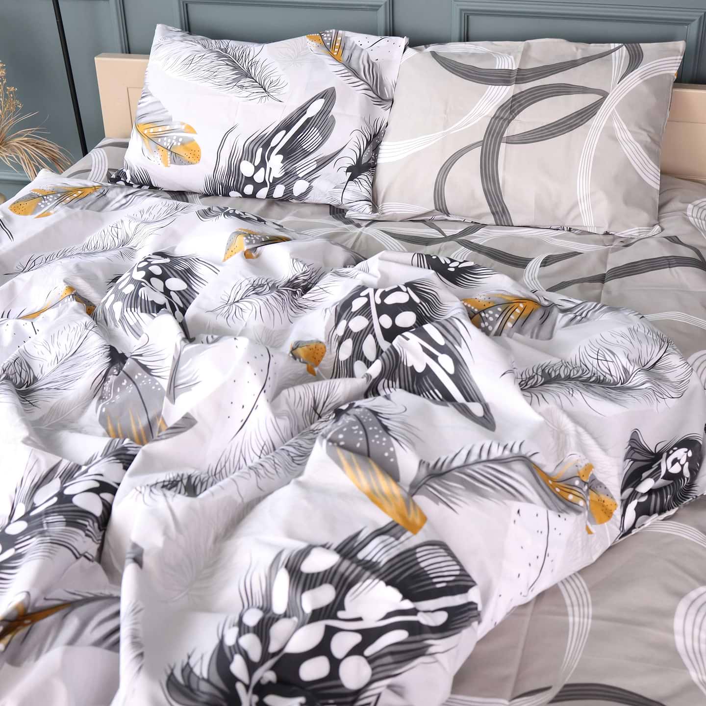 Комплект постільної білизни MirSon Бязь 17-0852 Avielle 220х240 (2200011703404)